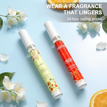 ZKONLY Perfume for Women - 5 Pack Travel Size Fragrance Set, Long Lasting Floral Perfume Spray, Mini Perfume Samples Set for Hair & Body
