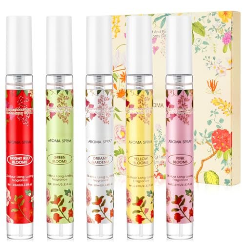 ZKONLY Perfume for Women - 5 Pack Travel Size Fragrance Set, Long Lasting Floral Perfume Spray, Mini Perfume Samples Set for Hair & Body - görsel 2