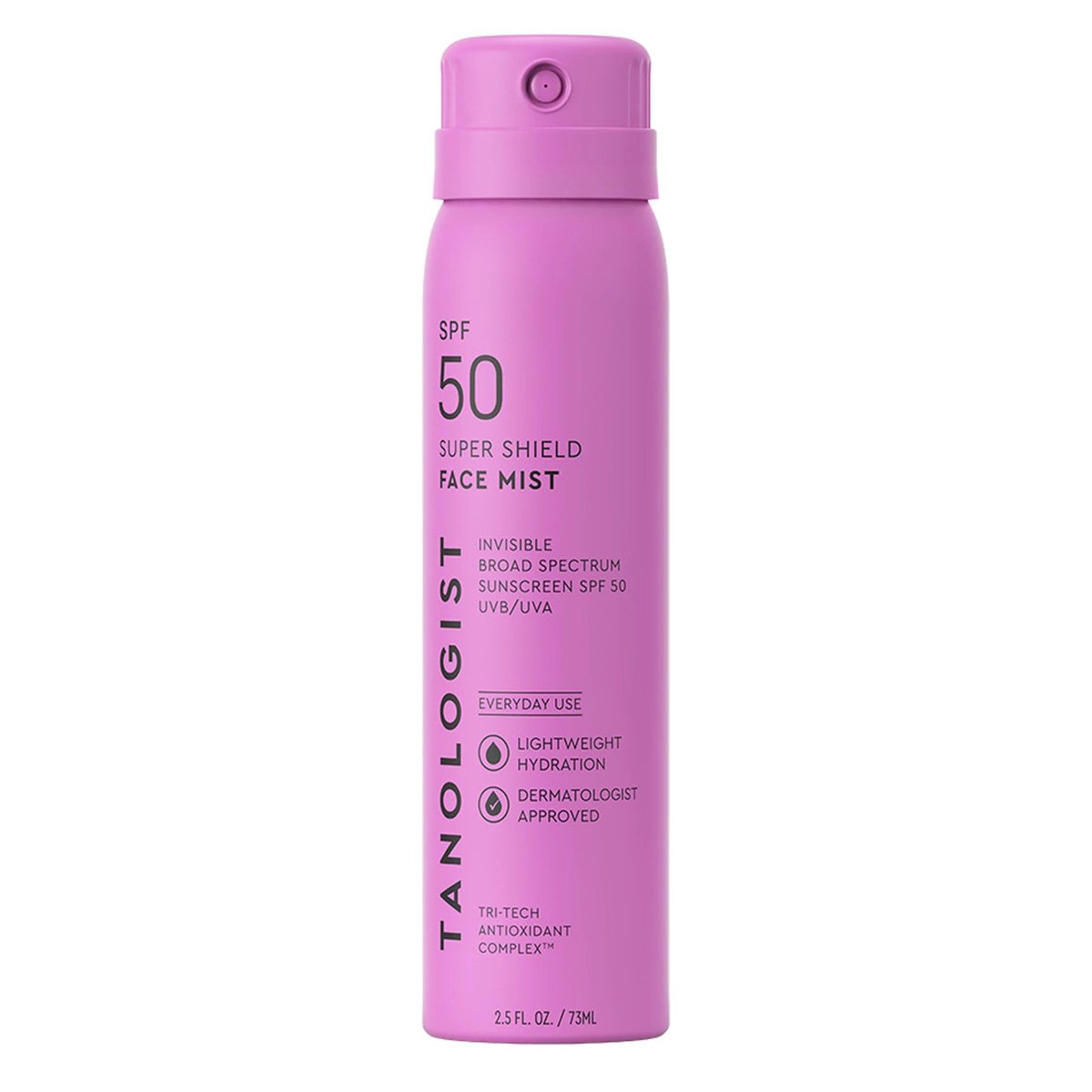 Tanologist SPF 50 Super Shield Face Mist – Broad Spectrum Sunscreen Mist for Face, 2.5 fl oz Avelisse