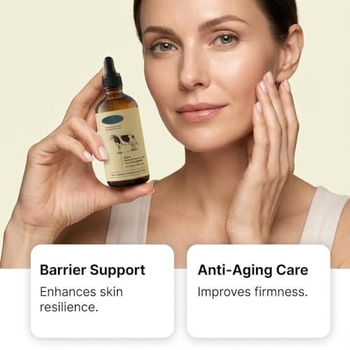 Retinol Golden Micro Peptide Tallow Serum – Tallow-Based Facial Essence with Peptides, Daily Skin Conditioning & Moisture Support, 100ml/3.38 FL OZ Avelisse