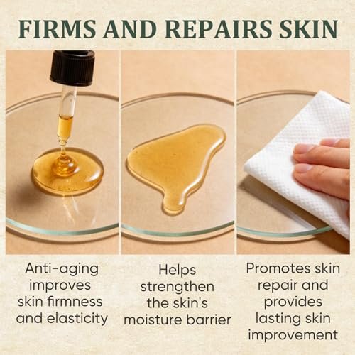 Retinol Golden Micro Peptide Tallow Serum – Tallow-Based Facial Essence with Peptides, Daily Skin Conditioning & Moisture Support, 100ml/3.38 FL OZ Avelisse
