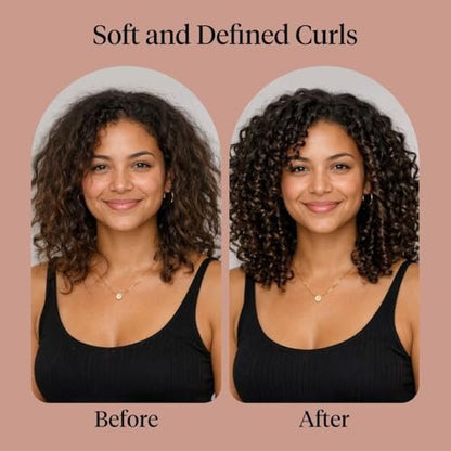 Kitsch Moisturizing Curl Cream for Curly Hair – Lightweight Hydrating Curling Cream for Men & Women, Defines Curls, Controls Frizz, Boosts Shine – 5.3 oz Avelisse