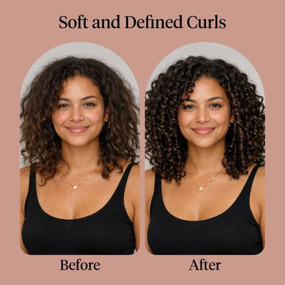 Kitsch Moisturizing Curl Cream for Curly Hair – Lightweight Hydrating Curling Cream for Men & Women, Defines Curls, Controls Frizz, Boosts Shine – 5.3 oz Avelisse