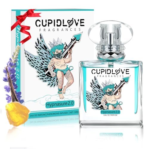 CUPIDLOVE Original Pheromone for Men Hypnasure 2.0 Infused Cologne - Long Lasting EDP Fragrance for Enhanced Attraction Avelisse
