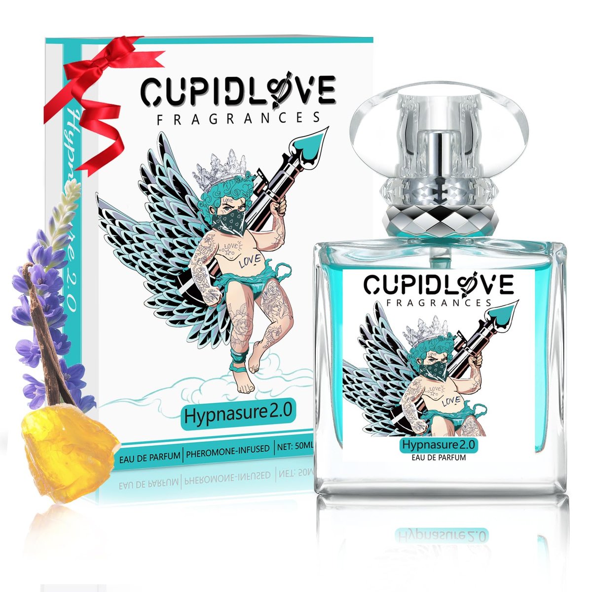 CUPIDLOVE Original Pheromone for Men Hypnasure 2.0 Infused Cologne - Long Lasting EDP Fragrance for Enhanced Attraction Avelisse