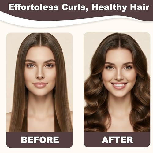 Heatless Curls Overnight Hair Curlers – 4 Pcs No-Heat Velvet Curling Rods with Satin Wrap and Shower Cap (Medium, New Packaging) - görsel 8