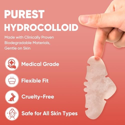 Kindshine 30 Pcs Nose Pimple Patches, Medical-Grade Hydrocolloid Pore Strips with Salicylic Acid, Centella Asiatica & Tea Tree Oil for Oil Control & Pore Refining - Overnight Nose Strips - görsel 6