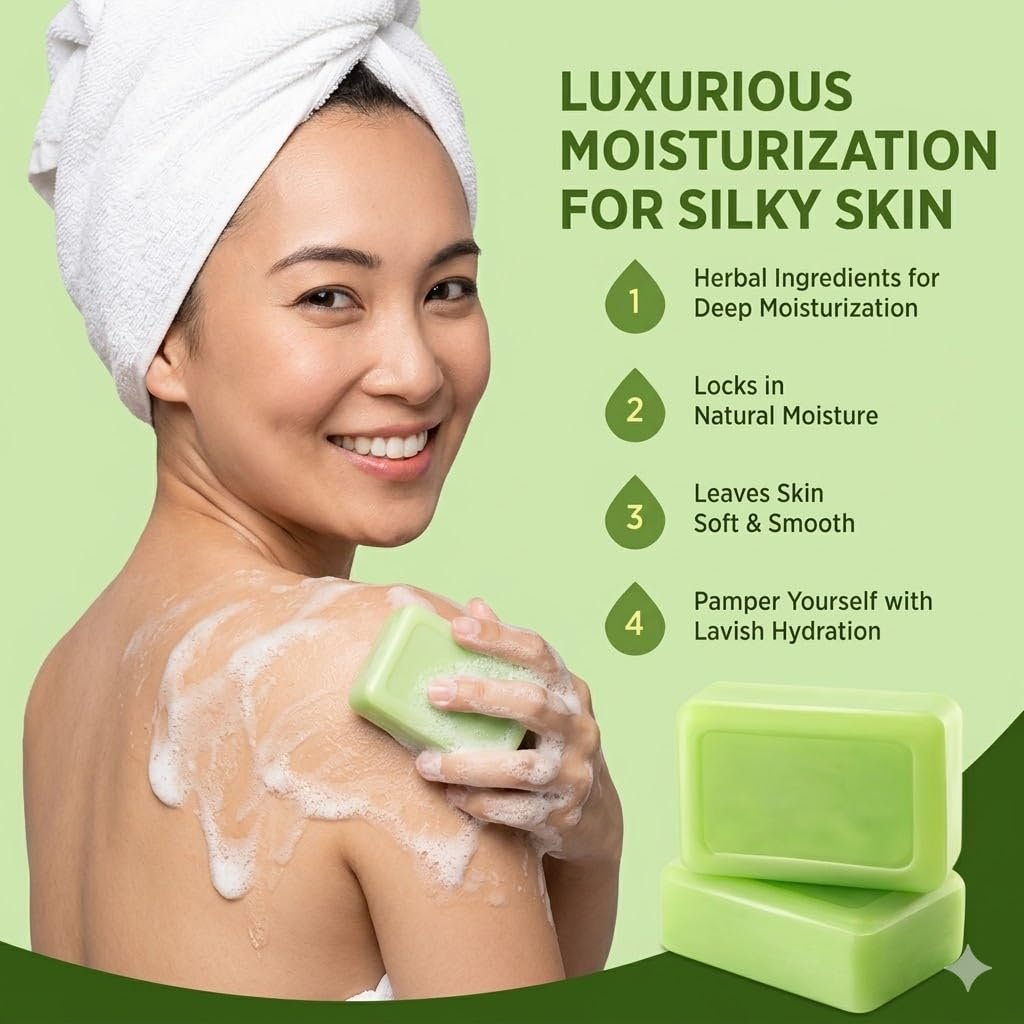2 Pack Tea Tree Soap - Antifungal Soap for Men & Women, Tea Tree Oil Soap Bar for Foot & Body, Plant-Based Exfoliating & Non-Drying, Includes Foaming Net (4 oz Each) - görsel 9
