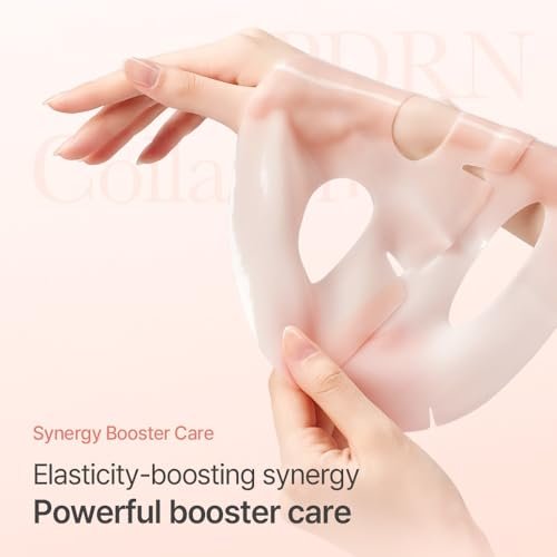 mixsoon PDRN Collagen Hydrogel Face Mask - Deeply Hydrating & Firming Mask, 5 Pack for Elasticity & Glass Skin Avelisse