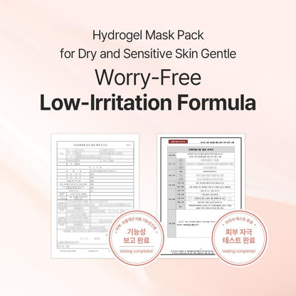mixsoon PDRN Collagen Hydrogel Face Mask - Deeply Hydrating & Firming Mask, 5 Pack for Elasticity & Glass Skin Avelisse