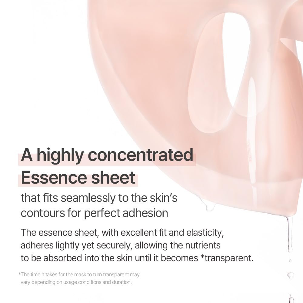 mixsoon PDRN Collagen Hydrogel Face Mask - Deeply Hydrating & Firming Mask, 5 Pack for Elasticity & Glass Skin Avelisse