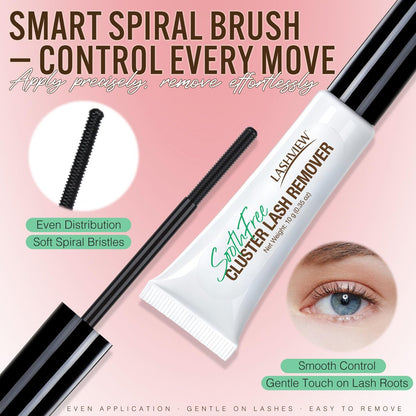 LASHVIEW Cluster Lash Glue & Remover Kit – Super Strong Hold 4+ Weeks, Waterproof, Easy DIY Removal Avelisse