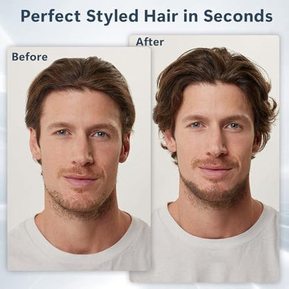 Texture Comb 2 Pack, Volumizing Fluffy Hair Styling Comb for Men and Women, ABS Plastic Tooth Comb for Volume and Texture (Black + Gray) Avelisse