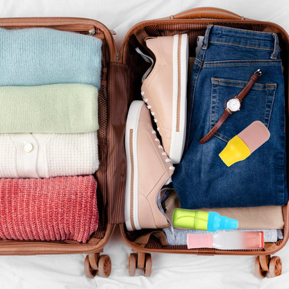 Silicone Bottle Covers for Travel - 9 Pack Leak Proof Elastic Sleeves for Toiletries, Shampoo, Cosmetics (Multiple Sizes)