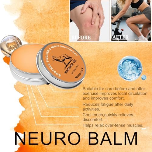 2PCS Neuro Balm - Soothing Joint & Muscle Cream, Natural Fast-Absorbing Ointment for Daily Body Care Avelisse