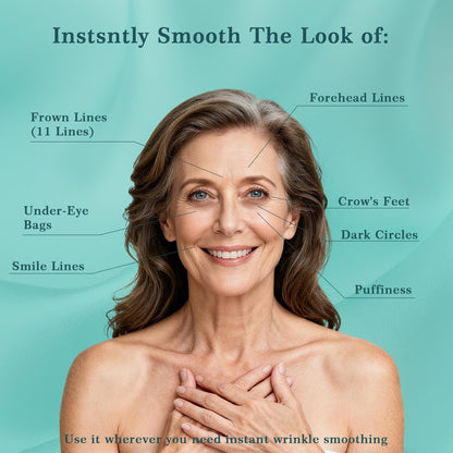 Instant Under Eye Lift Serum - Eye Tightener Cream for Bags, Wrinkles, Dark Circles & Fine Lines - Anti-Aging Wrinkle Remover, 0.5 FL OZ Avelisse