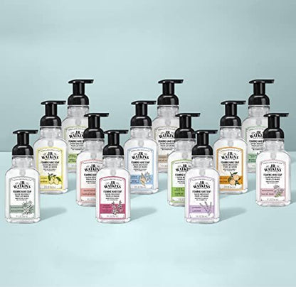 J.R. Watkins Foaming Hand Soap with Pump Dispenser, Moisturizing Foam Hand Wash, Alcohol-Free, Cruelty-Free, Ocean Breeze, 9 fl oz, 3 Pack Avelisse