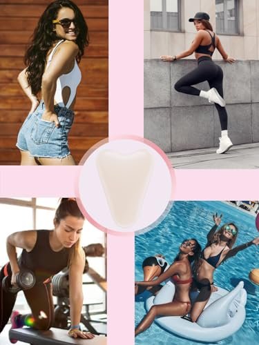 Tifesoo Seamless Camel Toe Concealer – Reusable Silicone Inserts, 8-Pack Drop-Shaped No Camel Toe Underwear Guard Avelisse
