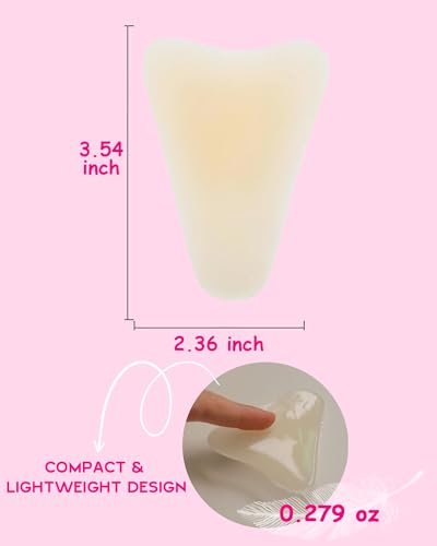 Tifesoo Seamless Camel Toe Concealer – Reusable Silicone Inserts, 8-Pack Drop-Shaped No Camel Toe Underwear Guard Avelisse