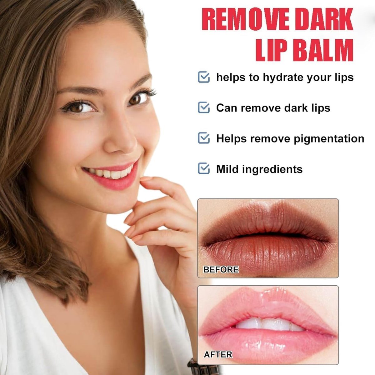 Lip Lightening Serum for Dark Lips - Brightening Treatment with Vitamin C, Jojoba Oil & Licorice for Smokers, Dry or Uneven Lips - Restore Natural Moisture & Color Avelisse