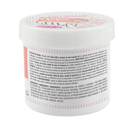 Dippity-Do Girls With Curls Ultra-Hydrating Flexi-Firm Hold Coconut Curl Gelee Duo – 2-Pack Coconut Scented Hair Gel for Hydration & Frizz Control (Coily, Wavy, Curly Hair) Avelisse