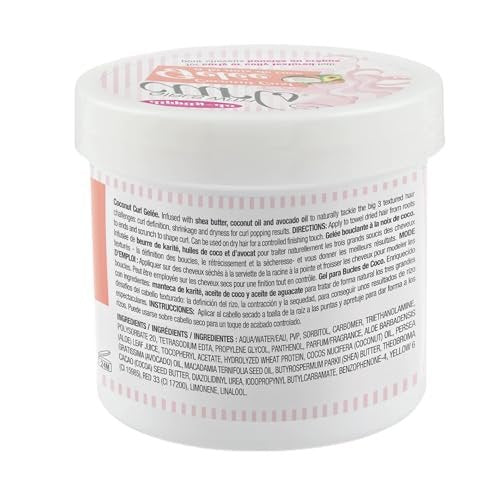 Dippity-Do Girls With Curls Ultra-Hydrating Flexi-Firm Hold Coconut Curl Gelee Duo – 2-Pack Coconut Scented Hair Gel for Hydration & Frizz Control (Coily, Wavy, Curly Hair) Avelisse