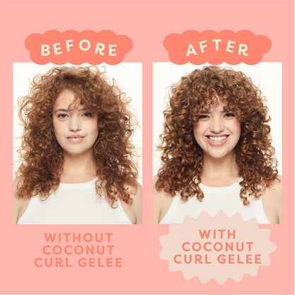 Dippity-Do Girls With Curls Ultra-Hydrating Flexi-Firm Hold Coconut Curl Gelee Duo – 2-Pack Coconut Scented Hair Gel for Hydration & Frizz Control (Coily, Wavy, Curly Hair) Avelisse