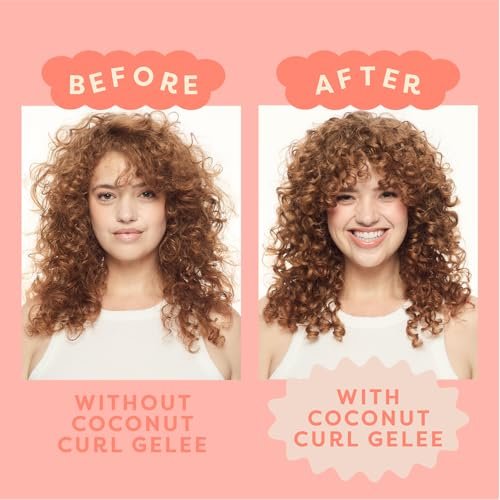 Dippity-Do Girls With Curls Ultra-Hydrating Flexi-Firm Hold Coconut Curl Gelee Duo – 2-Pack Coconut Scented Hair Gel for Hydration & Frizz Control (Coily, Wavy, Curly Hair) Avelisse