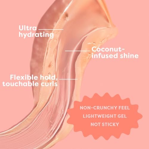 Dippity-Do Girls With Curls Ultra-Hydrating Flexi-Firm Hold Coconut Curl Gelee Duo – 2-Pack Coconut Scented Hair Gel for Hydration & Frizz Control (Coily, Wavy, Curly Hair) Avelisse