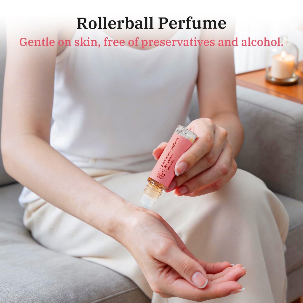 inMeesky Pheromone Perfume for Women - Long-Lasting Vanilla Roll-On Essential Oil, Alluring Fragrance for a Memorable Presence, 0.34 fl oz (10ml) - görsel 10