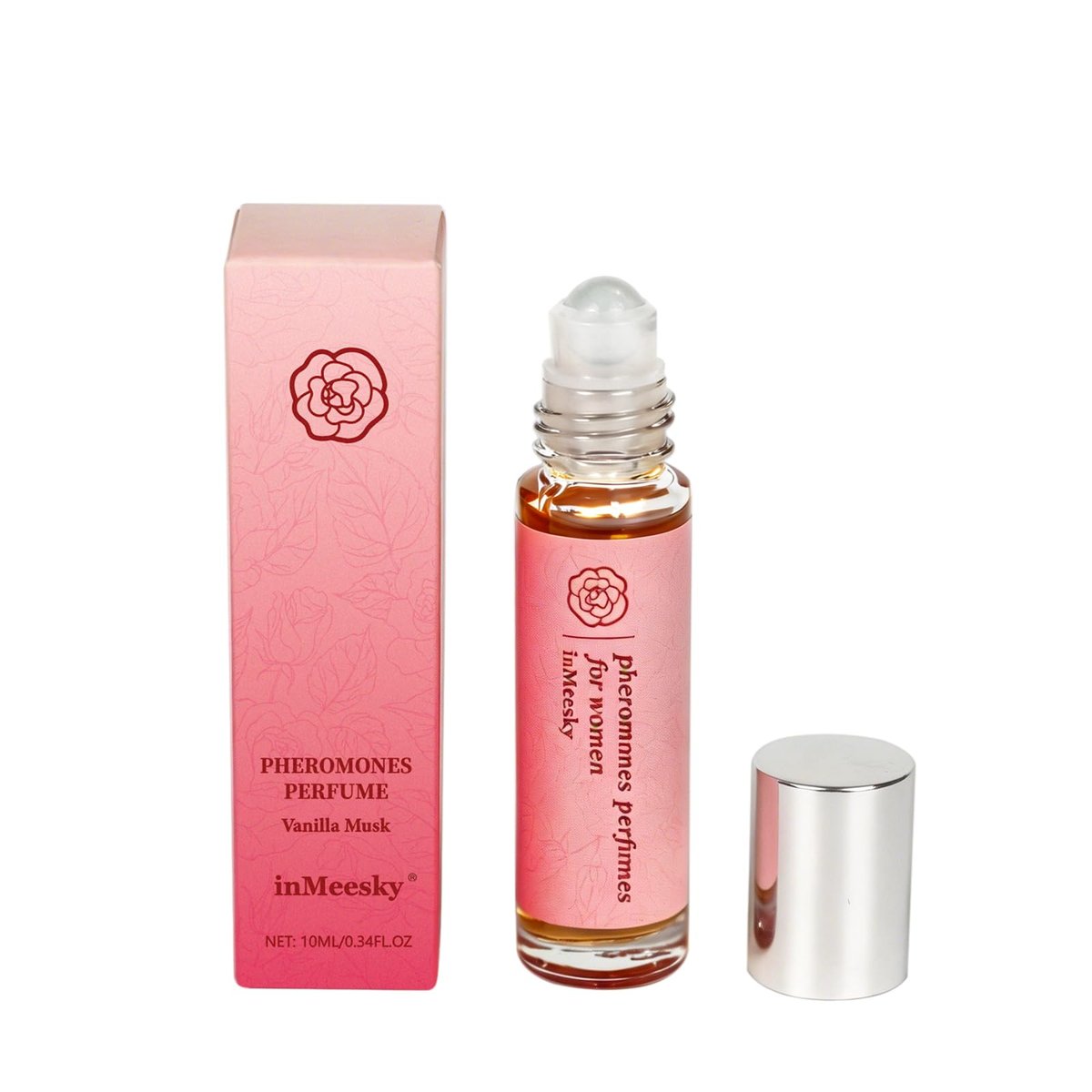 inMeesky Pheromone Perfume for Women - Long-Lasting Vanilla Roll-On Essential Oil, Alluring Fragrance for a Memorable Presence, 0.34 fl oz (10ml) - görsel 2