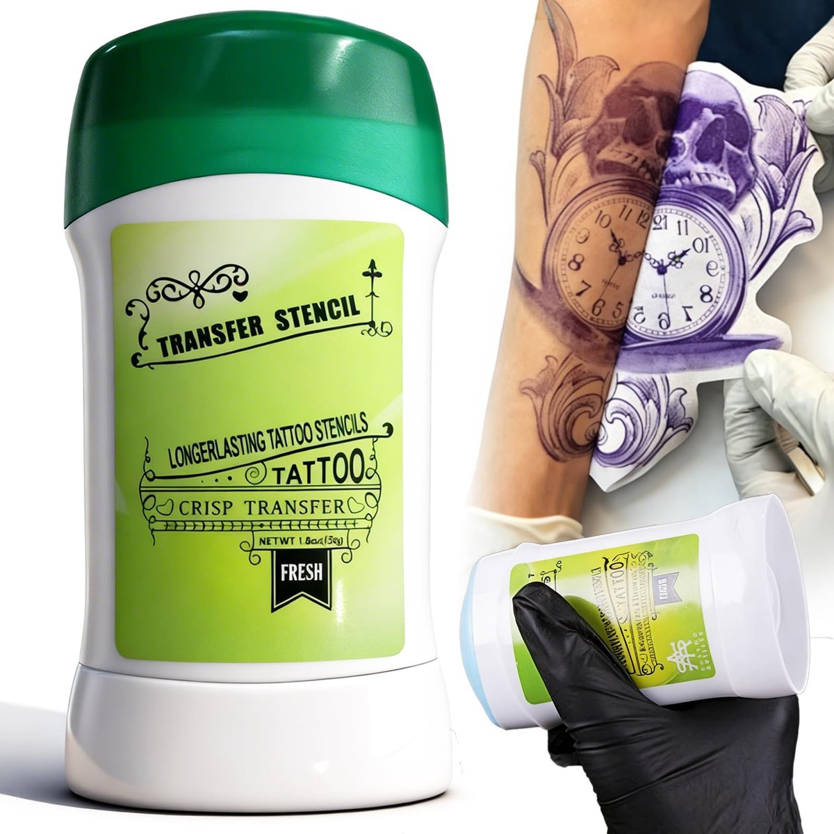 Yugui Tattoo Stencil Transfer Gel – 1.8oz Safe & Long-Lasting Tattoo Stencil Solution for Body Art - görsel 11