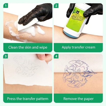 Yugui Tattoo Stencil Transfer Gel – 1.8oz Safe & Long-Lasting Tattoo Stencil Solution for Body Art