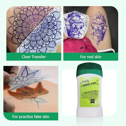 Yugui Tattoo Stencil Transfer Gel – 1.8oz Safe & Long-Lasting Tattoo Stencil Solution for Body Art - görsel 10