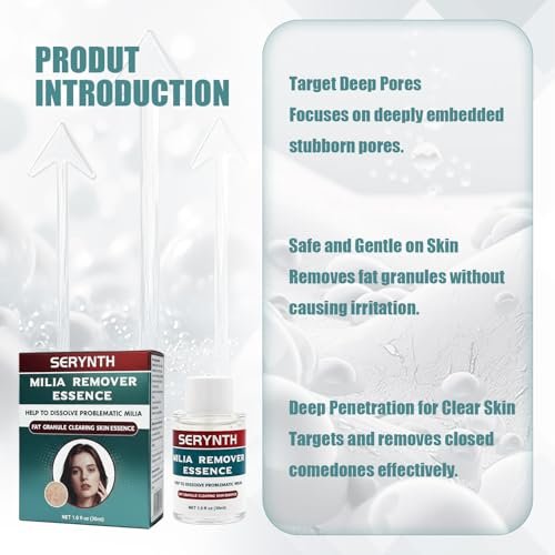 SERYNTH Milia Remover Serum with Salicylic Acid for Eyes and Face | 1 Fl Oz Avelisse