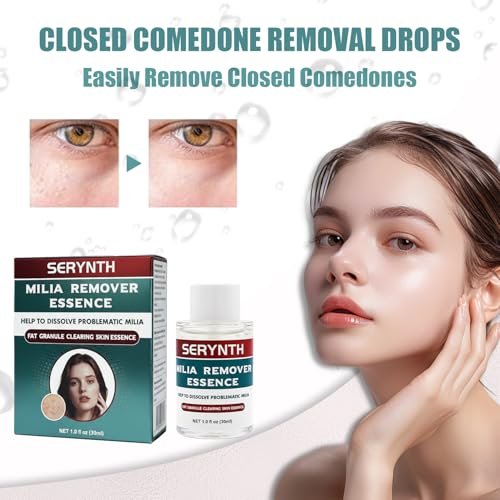 SERYNTH Milia Remover Serum with Salicylic Acid for Eyes and Face | 1 Fl Oz Avelisse