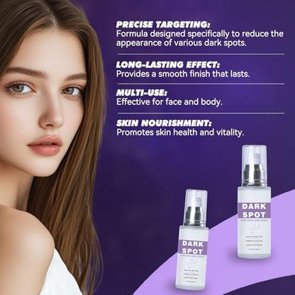 Dark Spot Remover for Face and Body - Dark Spot Corrector Serum for Face - Sun Spots, Age Spots, Freckles & Melasma Remover - Brown Spot Corrector Evens Skin Tone Skin Care for All Skin Type 1.7 Fl Oz Avelisse