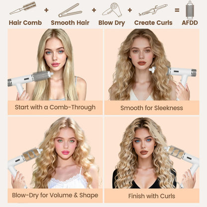 AFDD Round Brush Attachment for Shark SpeedStyle – Volumizing Curls & Smoothing for All Hair Types Avelisse