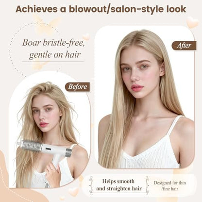 AFDD Round Brush Attachment for Shark SpeedStyle – Volumizing Curls & Smoothing for All Hair Types Avelisse