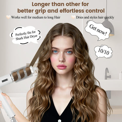 AFDD Round Brush Attachment for Shark SpeedStyle – Volumizing Curls & Smoothing for All Hair Types Avelisse