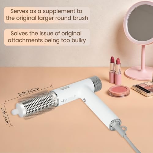 AFDD Round Brush Attachment for Shark SpeedStyle – Volumizing Curls & Smoothing for All Hair Types Avelisse