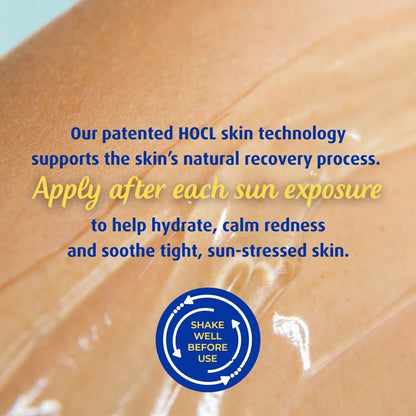 Solarcaine Advanced Cooling Hydrogel with Hypochlorous Acid – 6 oz After-Sun & Burn Gel, Soothes Discomfort, Itch & Redness, Sting-Free & Alcohol-Free for Face & Body