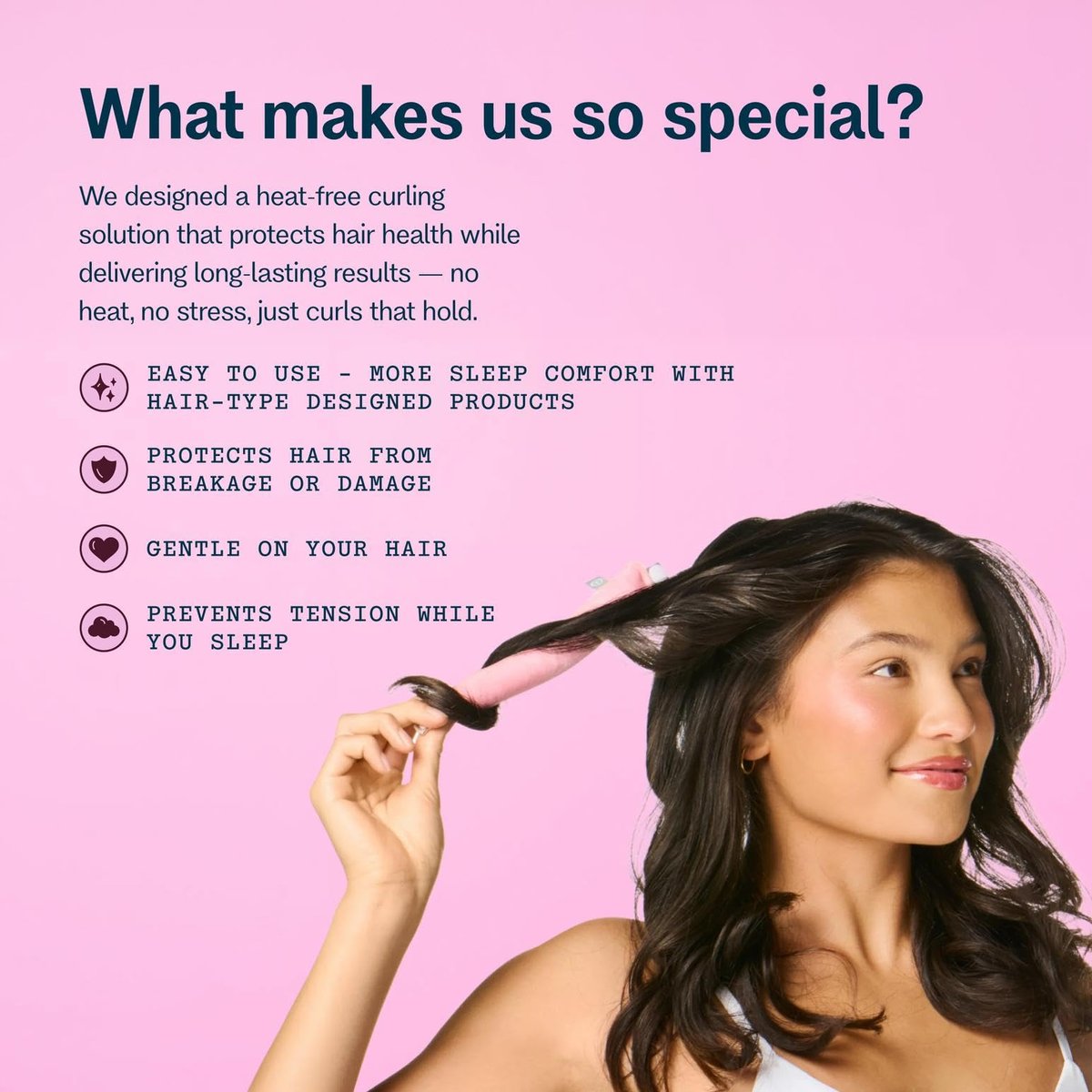 Gimme Beauty Chill Curl Heatless Flex Rods – Gentle & Bendable Hair Rods for Overnight Curls – Bouncy Waves with Frizz-Free Finish – Snap Closure for Secure Hold – Fine Hair, 6 Count Avelisse