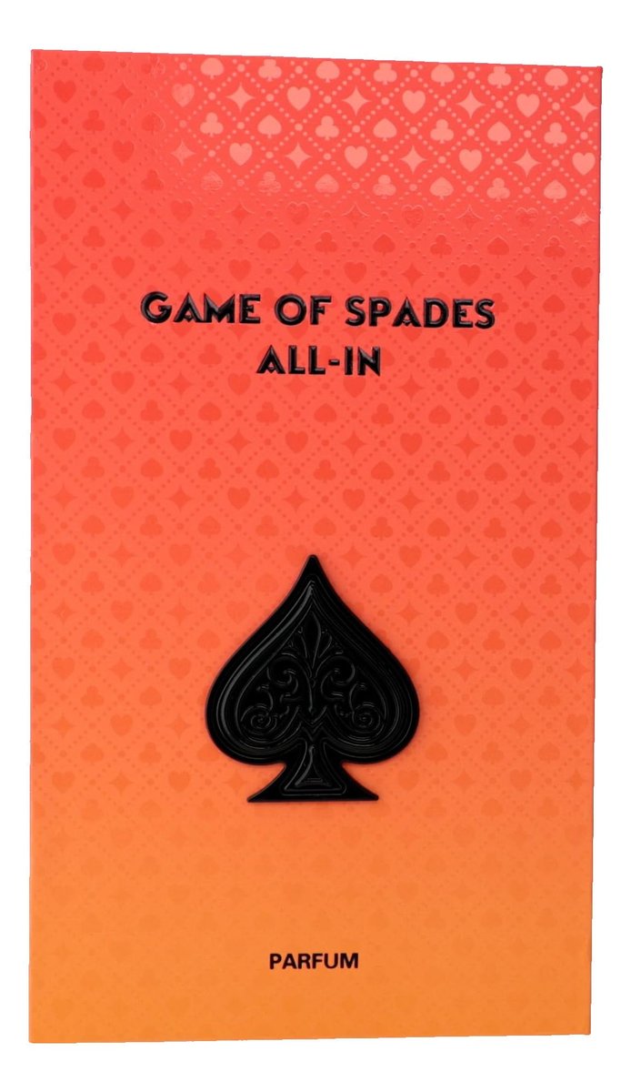 Jo Milano FRAGRANCE EXPERT EXCLUSIVE (2026 RELEASE) Paris Game of Spades ALL IN 3.4 fl oz Unisex Parfum Spray Avelisse
