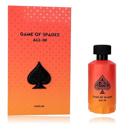 Jo Milano FRAGRANCE EXPERT EXCLUSIVE (2026 RELEASE) Paris Game of Spades ALL IN 3.4 fl oz Unisex Parfum Spray Avelisse