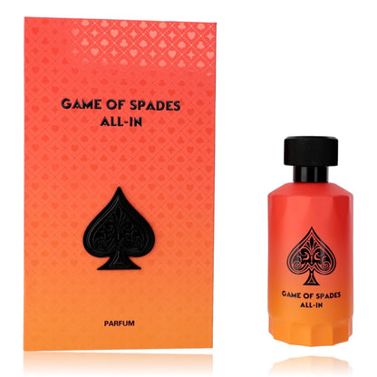 Jo Milano FRAGRANCE EXPERT EXCLUSIVE (2026 RELEASE) Paris Game of Spades ALL IN 3.4 fl oz Unisex Parfum Spray Avelisse