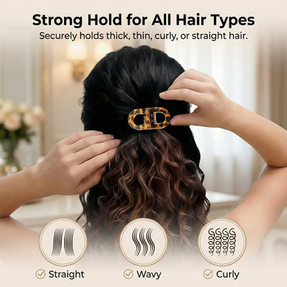 KYWYOYOU Magnetic Hair Clips - 4 Pack No-Slip Auto-Closure Styling Clips for Women and Girls, Compact Bow Design, Durable Satin Ribbon, Mixed Colors (Peach, Nude, Beige) Avelisse