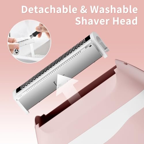 2026 Electric Razor for Women – Cordless Mini Trimmer, 3 Blades, Wet/Dry, Painless Shaver for Face, Bikini, Arms, Legs – Travel-Friendly, Sensitive Skin - görsel 12