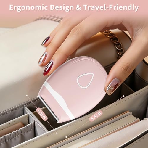 2026 Electric Razor for Women – Cordless Mini Trimmer, 3 Blades, Wet/Dry, Painless Shaver for Face, Bikini, Arms, Legs – Travel-Friendly, Sensitive Skin - görsel 14