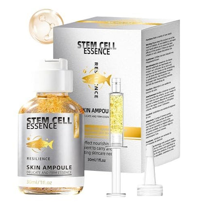 Salmon DNA Serum with PDRN - Microneedling Ampoule for Wrinkles, Scars, and Skin Repair - Anti-Aging Hydration Booster, Firming Serum with Derma Roller and Pen for Radiant Face or Body - 1 oz Avelisse